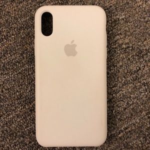 IPhone X Apple silicone case.